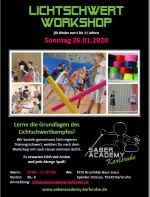 Lichtschwert-Workshop für Kids von 6-11 Jahren